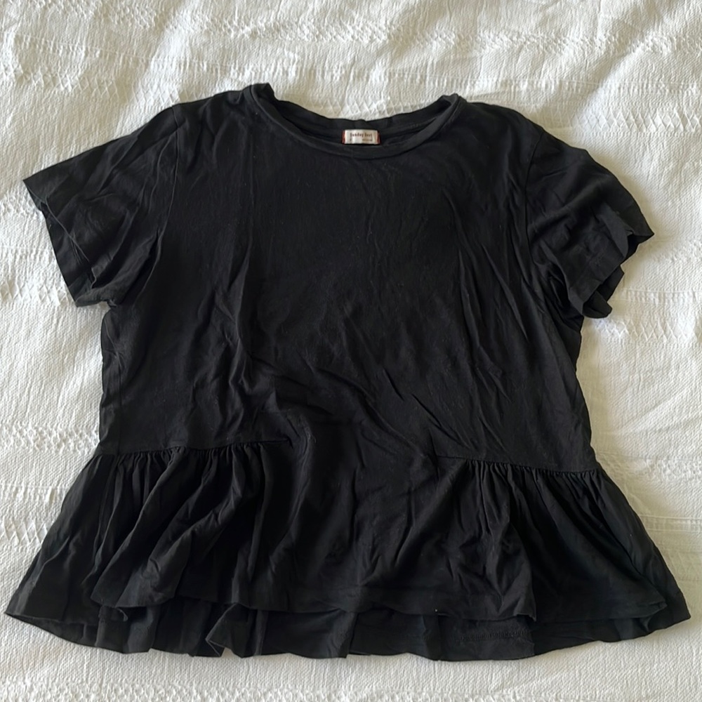 Black Aritzia Sunday Best Minerva T-Shirt